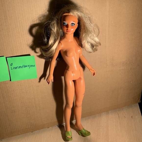 Vintage Other - Rare Vintage IDEAL TUESDAY TAYLOR DOLL (?) Blonde/Black Hair Head w defects!🚩